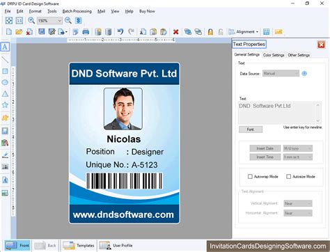 Photo Identity Card Designing Tool (Windows) software credits, cast, crew of song